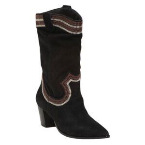 BERNARDO Suede Fremont Western Boots
